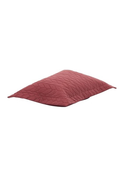 Taç Glory Kendinden Desenli%100 Polyester Yatak Örtüsü Seti, Bordo, Tek Kişilik Çok Renkli