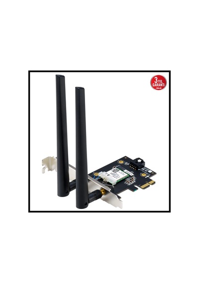 Asus Pce-be6500, Be6500, 2xanten, 6500mbps, Tri-bant, 6ghz Wifi 7, Bluetooth V5.4, Wpa3, Pcı-express