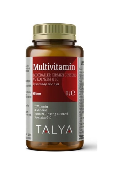 Talya Multivitamin Takviye Edici Gıda 60 Tablet Tarı