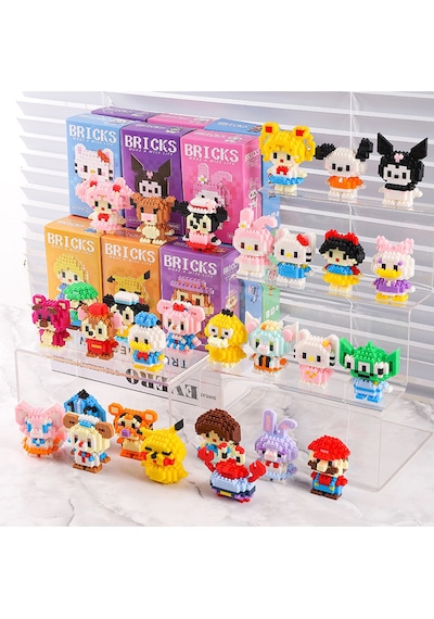 Pinkyday Disney Sürpriz Karakter Sürpriz Hediyeli 3d Yapboz Mini Blok Seti Sunster Company