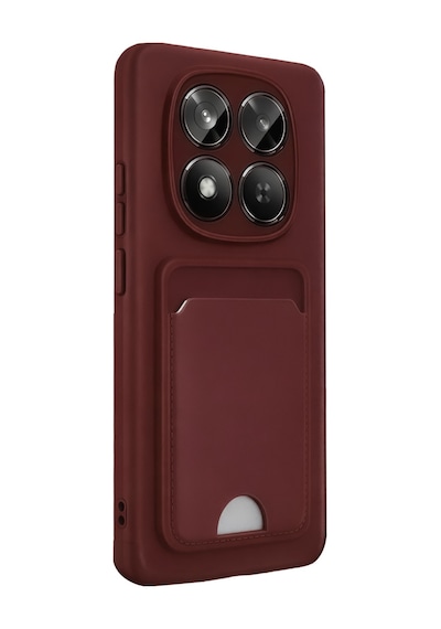 Xiaomi Redmi Note 15 Pro 5g Uyumlu Kelvin Kartvizitli Silikon - Bordo