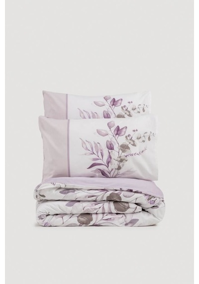 Cotton Box Çift Kişilik Nevresim Takımı Nadia Lila Çok Renkli