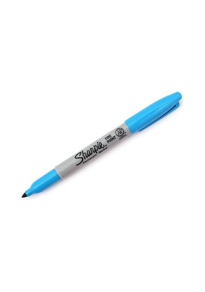 Sharpie Permanent Marker Kalem Fine Uç Turkuaz Mavi