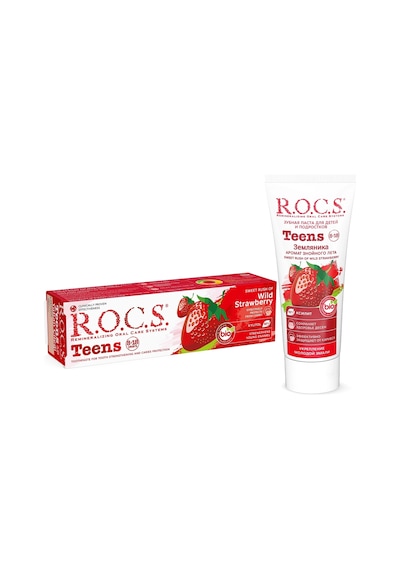 R.o.c.s. Teen Yaban Çileği Diş Macunu 8-18 Yaş 60 Ml Temel Bakım