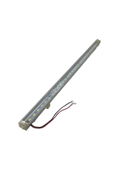 24v Floresan Tavan Lambası 30 Ledli Beyaz Anahtarlı Şeffaf Cam 50 Cm