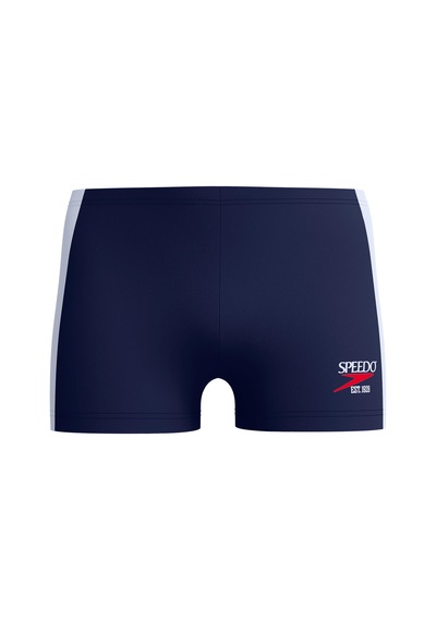 Speedo Jetstream Retro Colorblock Square Leg Erkek Yüzücü Mayosu Lacivert