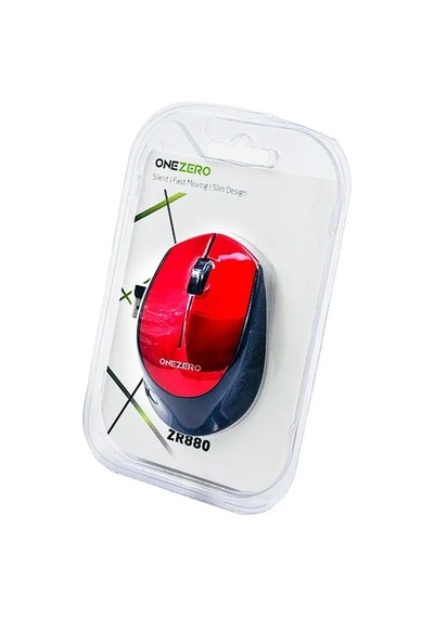 Ergonomik Kırmızı Wireless Mouse 2.4 Ghz Ofis Kullanımı Standart