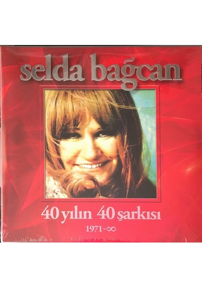 Selda Bağcan 40 Yılın 40 Şarkısı Double Lp Kırmızı Renkli Plak