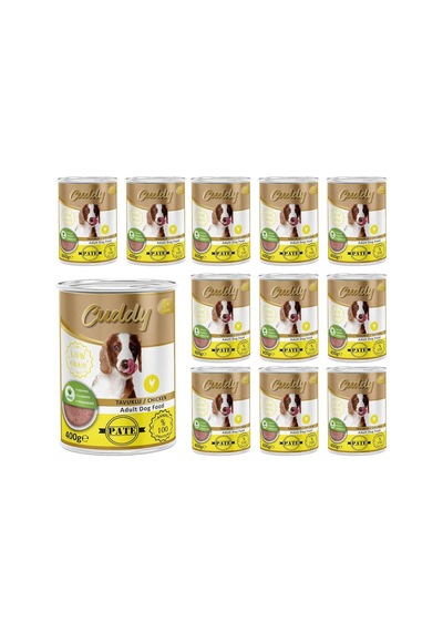 Yetişkin Köpek Tavuklu Pate 400 Gr X 12 Adet