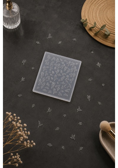 Nail Art Silikon Kalıp 3d Nail Art Desen Kalıbı, Tırnak Süsleme Desen Charm Tırnak Çarm 110