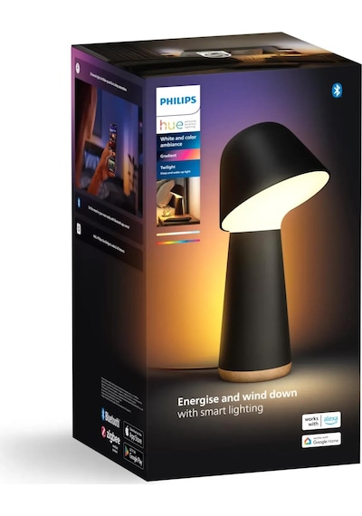 Philips Hue Twilight Akıllı Uyku Ve Uyanma Lambası, Siyah