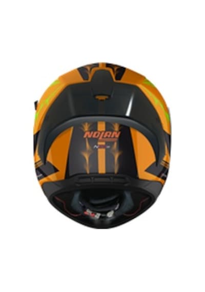 Nolan N60-6 Sport Hotfoot 027 Motosiklet Kaskı Siyah Turuncu