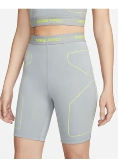 Nike Pro Dri-fıt Essential Novelty High-rise 7n Kadın Şort Gri
