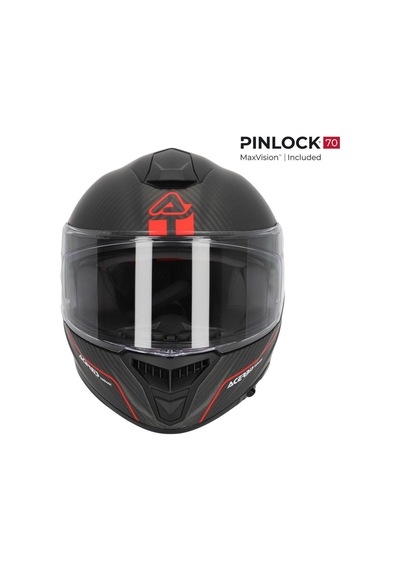 Acerbis Tarmak Carbon 22-06 Kapalı Kask Kırmızı - Siyah