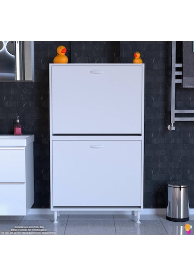 Eliusta Veluna 75 Cm Kirli Çamaşır Sepetli Dolap Banyo Dolabı Beyaz 75x138x32,5 Cm 4 Sepetli Dolap Beyaz Eliusta Veluna 75 Cm Kirli Çamaşır Sepetli Dolap Banyo Dolabı Beyaz 75x138x32,5 Cm 4 Sepetli Dolap Beyaz