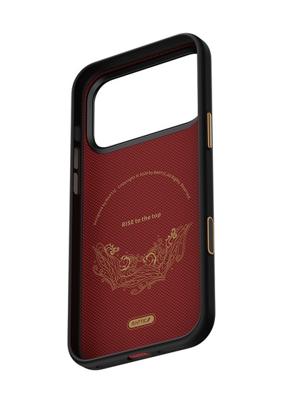 İphone 17 Pro Uyumlu Kılıf M-safe Şarj Özellikli Raptic Aramid Dual Rise Serisi Kapak Siyah