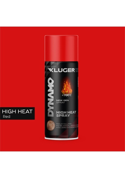 Kluger Dynamo Isıya Dayanıklı Kırmızı Kırmızı