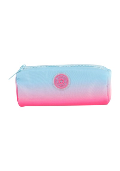 Kaukko İki Bölmeli Kız Çocuk Okul Kalem Çantası - Mavi Pembe - K2708 Mavi - Pembe