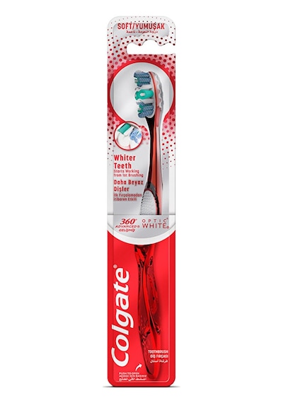 4 Adet Colgate Diş Fırçası 360 Optik Beyaz