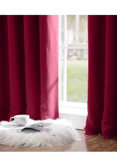 Evdepo Home Blackout Karartma Fon Perde Bordo