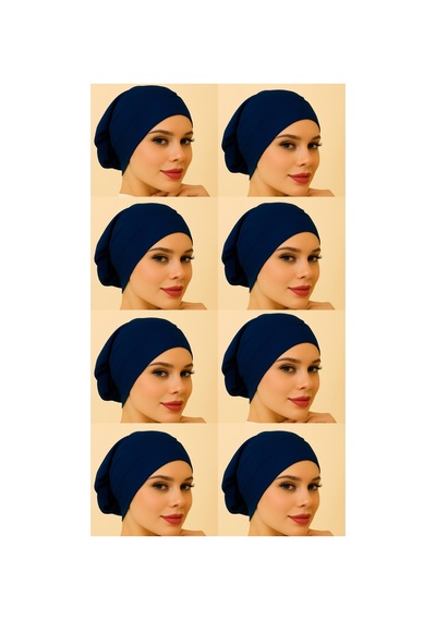 Aldaiyr 8 Tesettür Boru Bone Geçme Bone Çok Renkli08