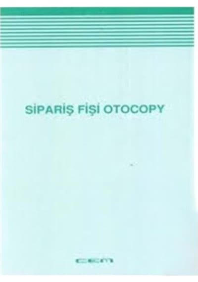 Cem Sipariş Fişi 2-50 3 Nüsha N11.3175