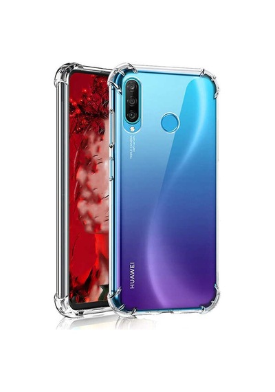 Huawei P40 Lite E Kılıf Zore Nitro Anti Shock Silikon Renksiz