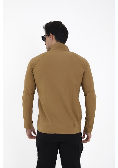 Camp Scoutland Camp136 Outdoor Tactical Su iticili Erkek Hardal Taktik Sweatshirt Hardal