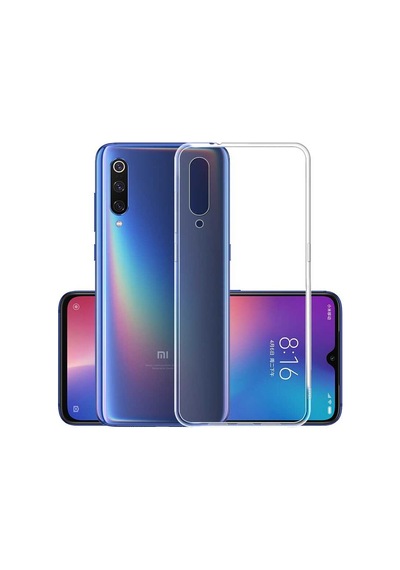 Xiaomi Mi 9 Kılıf Zore Süper Silikon Kapak Renksiz