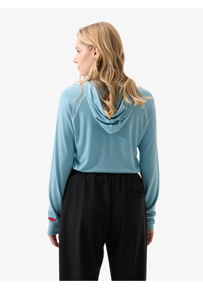 Kadın Termal Kapşonlu Sweatshirt 2. Seviye 5938 - Mavi Mavi