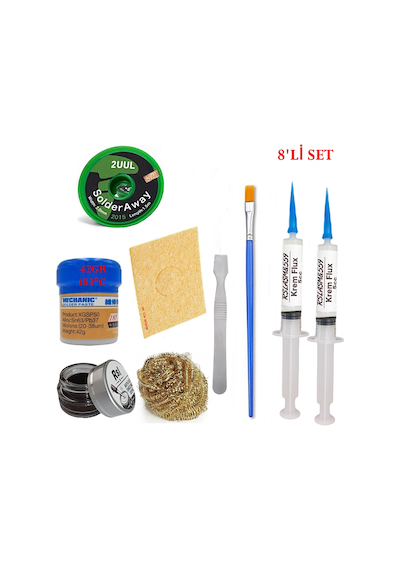Mechanic Krem Lehim 183 C 42gr Havya Uc Temizleyici Flux Lehim Toplama 2uul-2015 Lehim Emme Teli Spatula S04