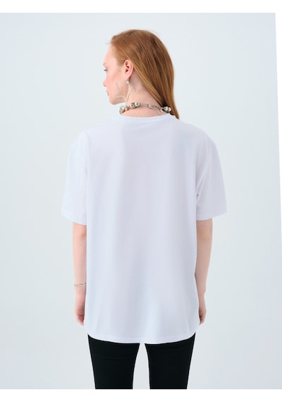 LOFT Regular Fit Kadın Tshirt K.kol Lf2040156 Q1.v1 Beyaz