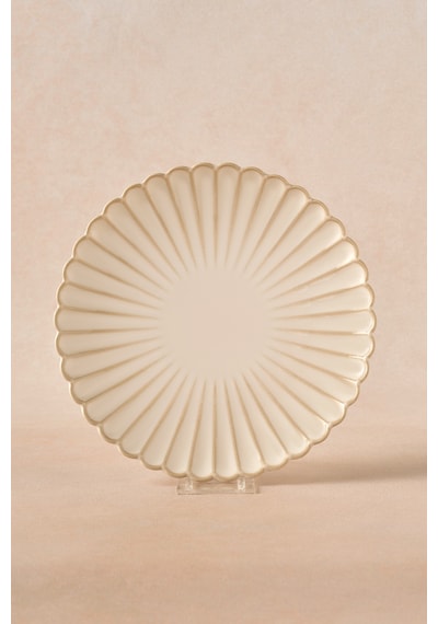 Karaca Daisy Pasta Tabağı 20,5 Cm Krem