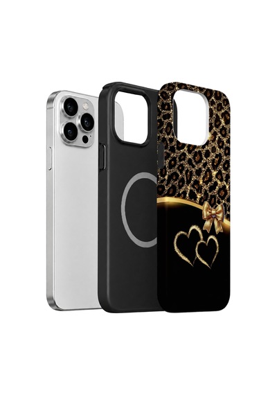 Velvoria Valestra Altın Kalpli Leopar Apple iPhone Uyumlu 13 Pro Max Magsafe Koruma Kılıfı Valestra Magline - Altın Kalpli Leopar Velvoria Valestra Altın Kalpli Leopar Apple iPhone Uyumlu 13 Pro Max Magsafe Koruma Kılıfı Valestra Magline - Altın Kalpli Leopar