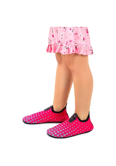 Kiko Kids Point Havuz Plaj Kız Çocuk Deniz Ayakkabısı 7514 Fuşya - Gri Fuşya - Gri