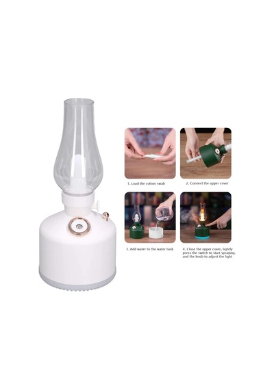 Divex Gaz Lambası Görünümlü Hava Nemlendirici Vintage Lamp Humidifier H-47