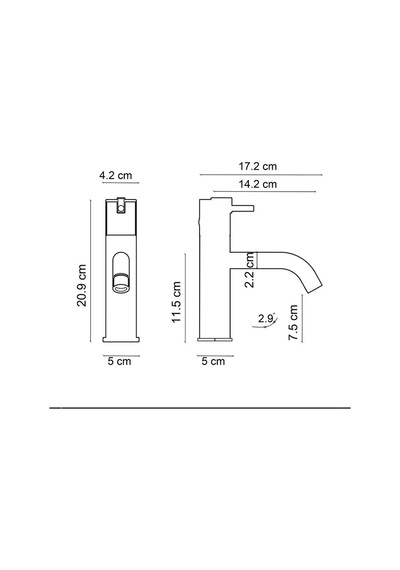 Lavabo Bataryası Mermer Krom Fa-4011m Krom
