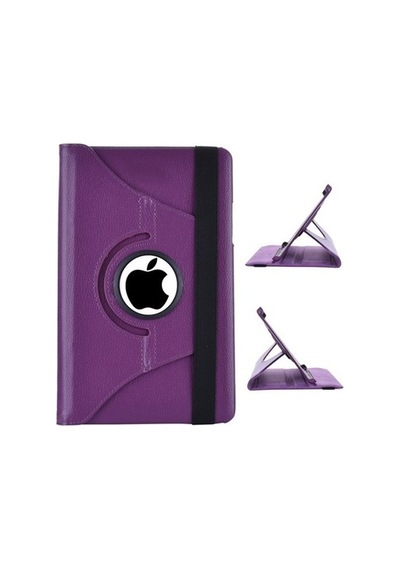 Apple Uyumlu iPad Mini 2/3 360° Dönerli Tam Koruma Deri Kılıf