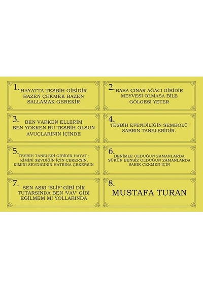 Sıkma Kehribar Tesbih Usta İşi Özel Kutulu Özel Yazılı Erkek Hediye Sertifikalı Kişiye Özel İsim Ks1886