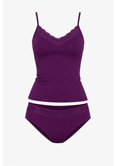 Alfa Aksesuar 03 2044 Dantelli İp Askılı Bikini Tk Kırmızı