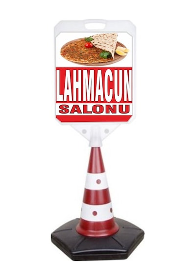 Lahmacun Temalı Reklam ve Uyarı Dubası 1 Adet