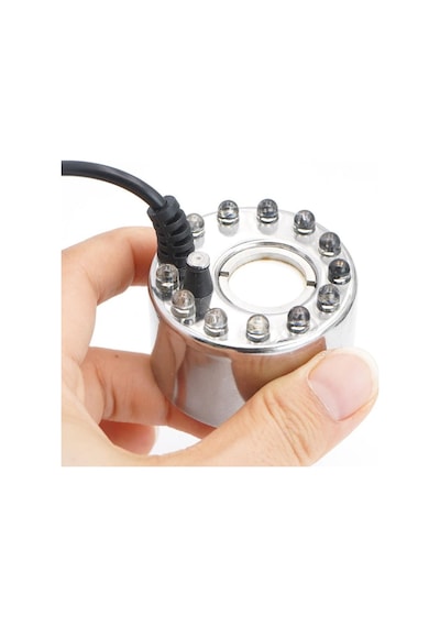 12 Ledli Nem Nozülü Soğuk Buhar 24v Işıklı Adaptör Hariç