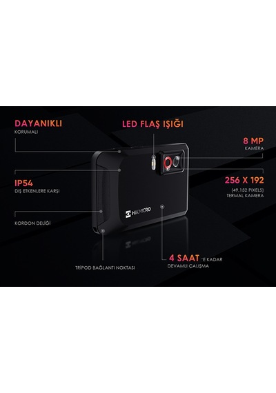 Hıkmıcro Pocket2 Termal Kamera 256x192 25hz