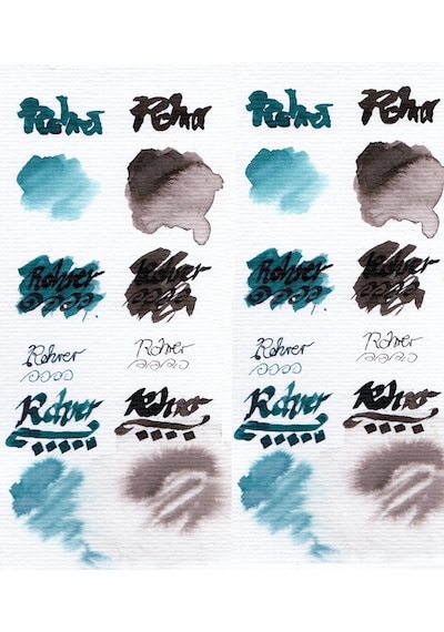 Rohrer &klingner Antik Mürekkep 28-modern Sanatçılar İçin Profesyonel Mürekkep 100ml 420-senegalblau Çok Renkli