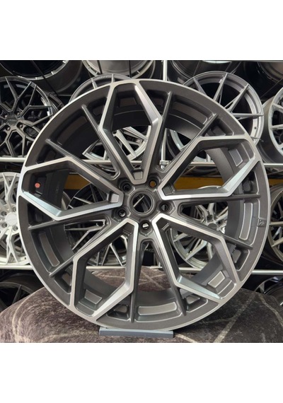 22 İnç 5x120 Land Rover Gun Metal Elmas Kesim Jant Modeli 4 Adet