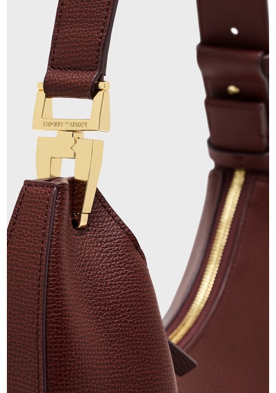 Emporio Armani Deri Çıkarılabilir Askılı Çanta Kadın Çanta Ew005754 Af29459 U6017 Bordo