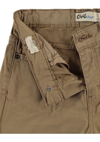 Civil Boys Basic 2-5 Yaş Pantolon - Kahverengi Camel