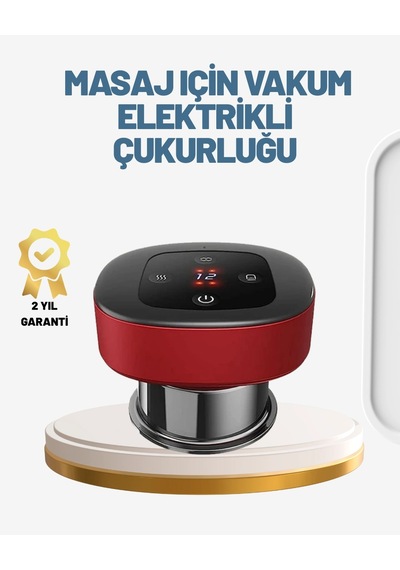 Akıllı Vakumlu Kupa Masaj Rahatlatıcı Açık Bej