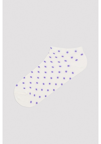Penti Multicolor Dots 5li Patik Çorap Mavi Pembe