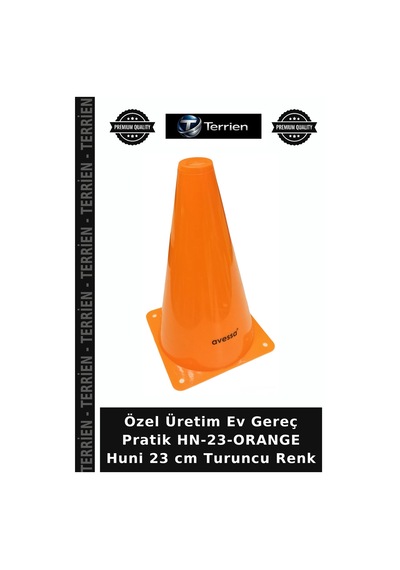 Delux Serisi Hn-23-orange Huni 23 Cm Turuncu Renk Evyasam Pratik Hazırlık